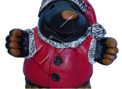 Design Maulwurfen Nikolaus Figur Garten Statue Skulptur Figuren Skulpturen Claus